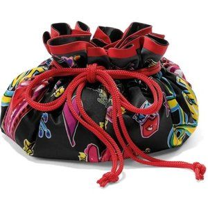 BRIGHTON LOVE SCRIBBLE JEWELRY POUCH -STORE OR TRAVEL - NEW